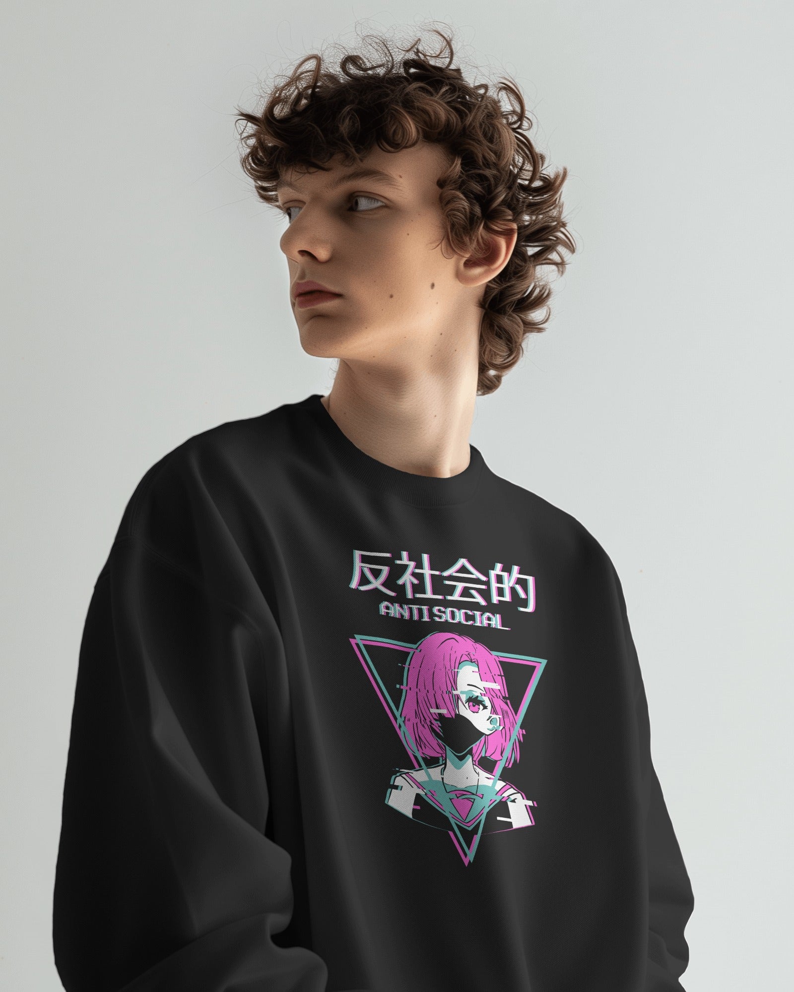 Antisocial Vaporwave - Sweatshirt