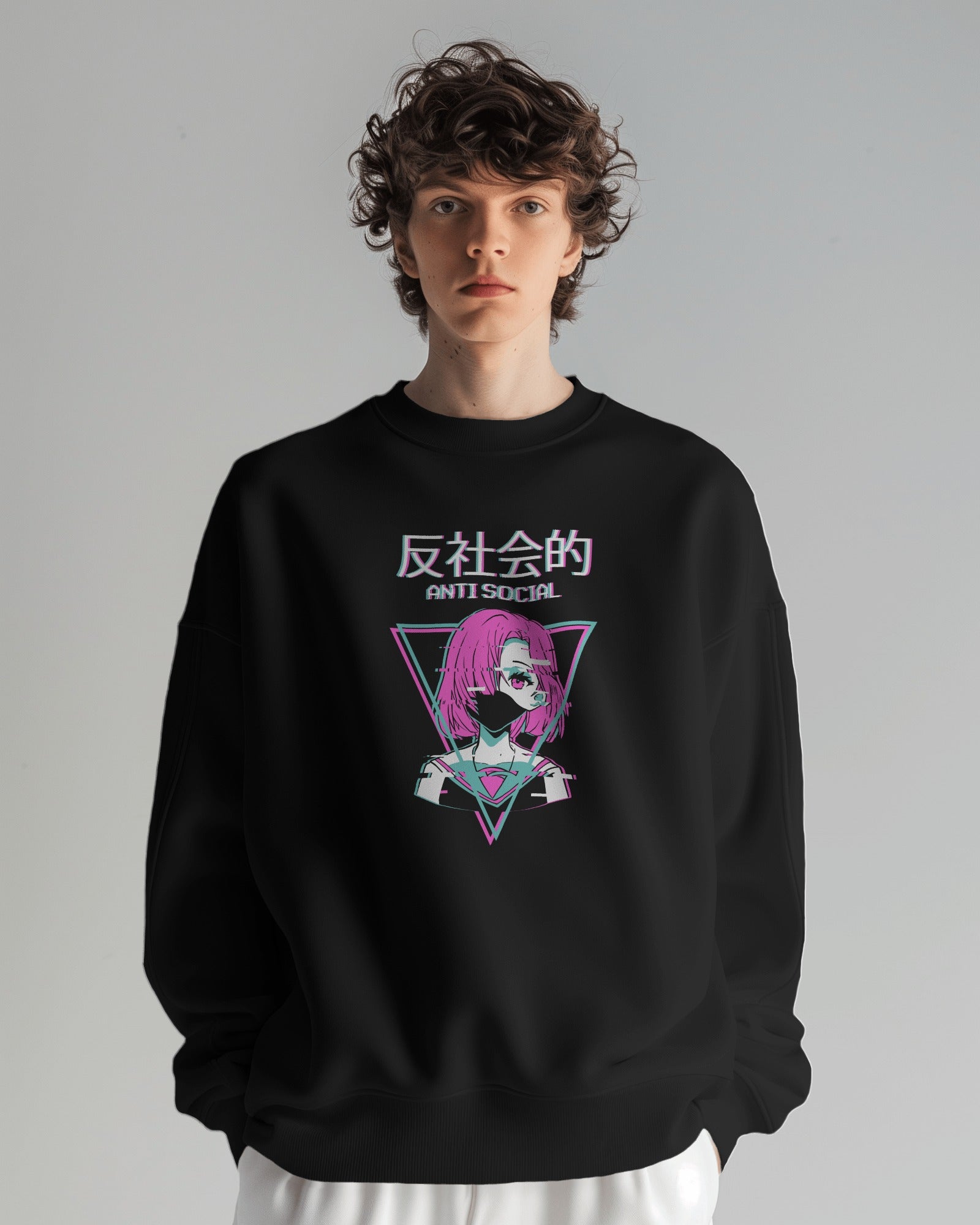 Antisocial Vaporwave - Sweatshirt