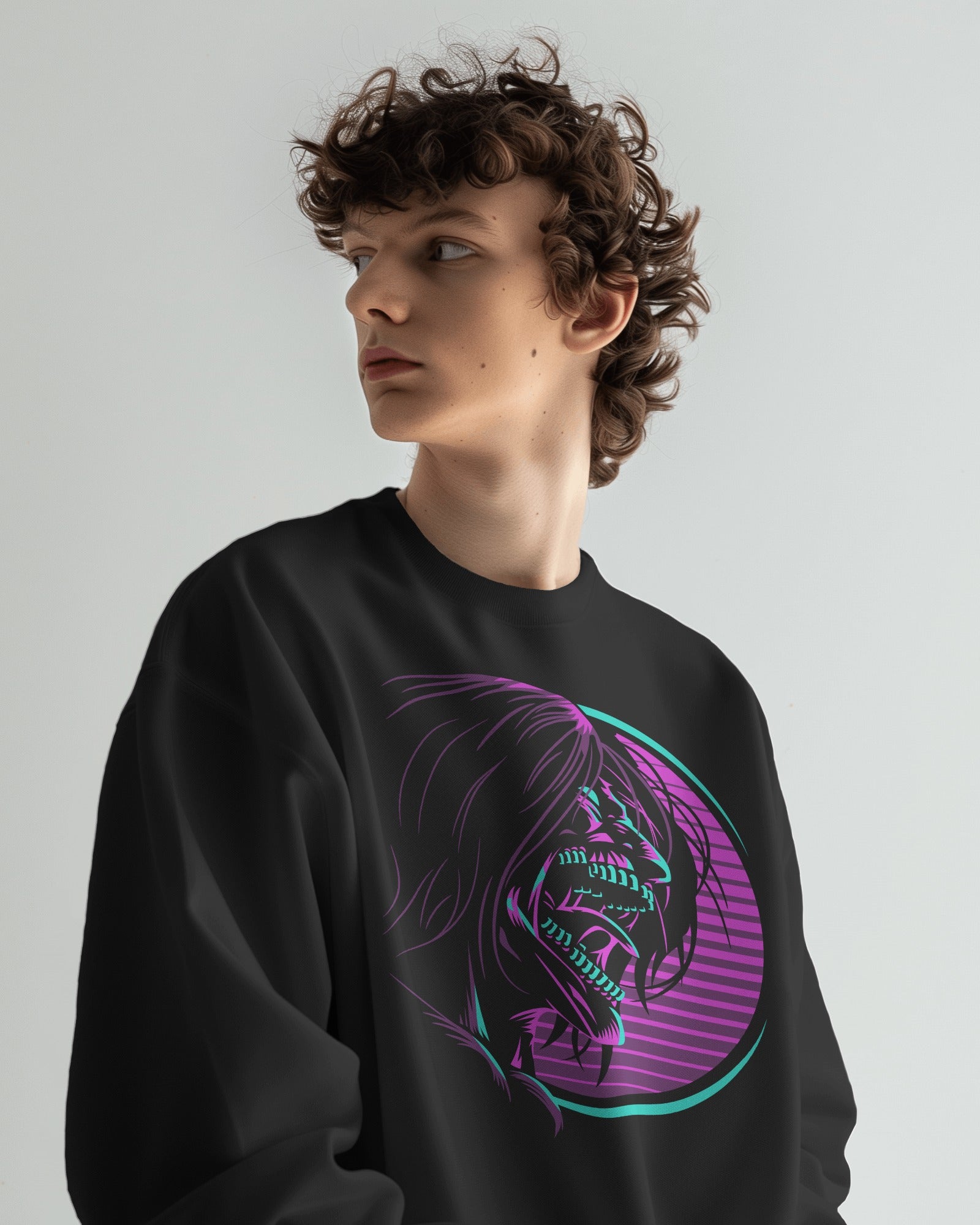 Purple Atack Titan Sweatshirt