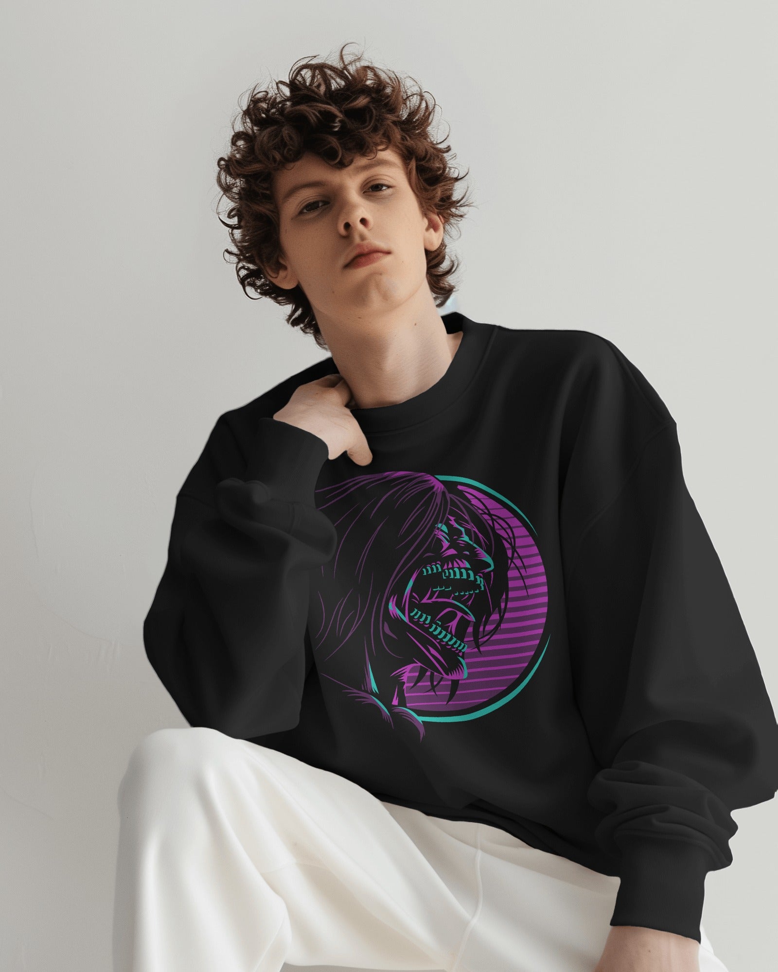 Purple Atack Titan Sweatshirt