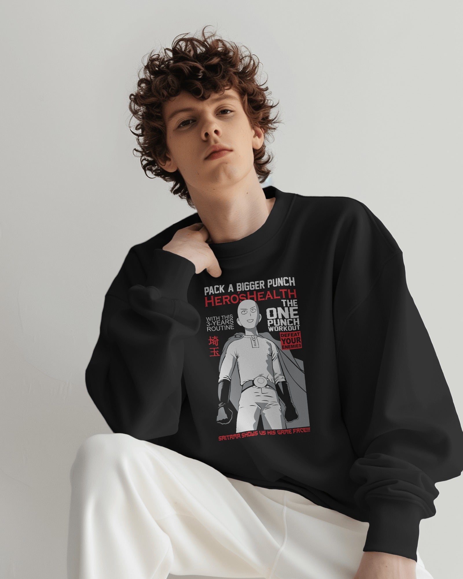 One Punch Man Sweatshirt (design 3)