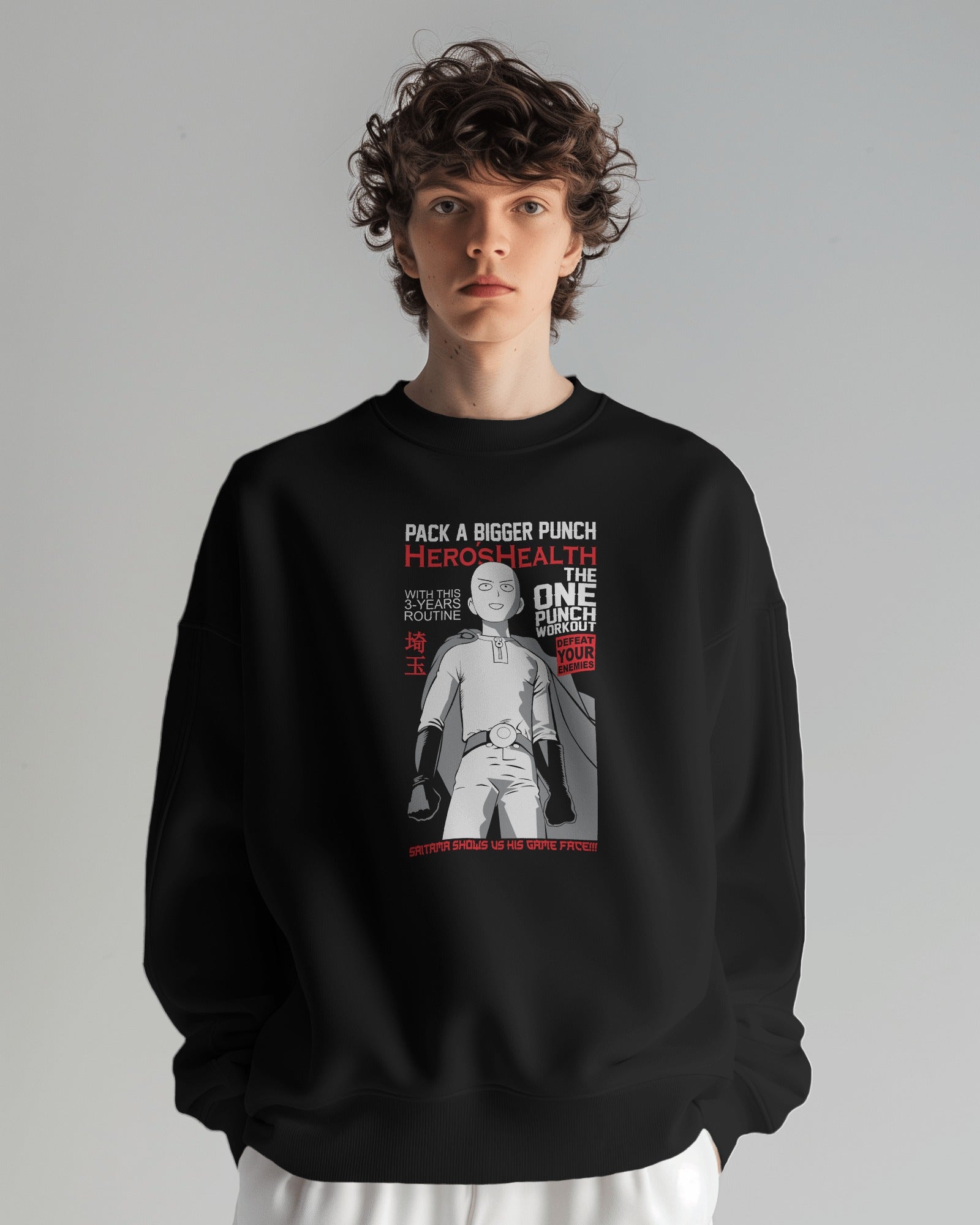 One Punch Man Sweatshirt (design 3)