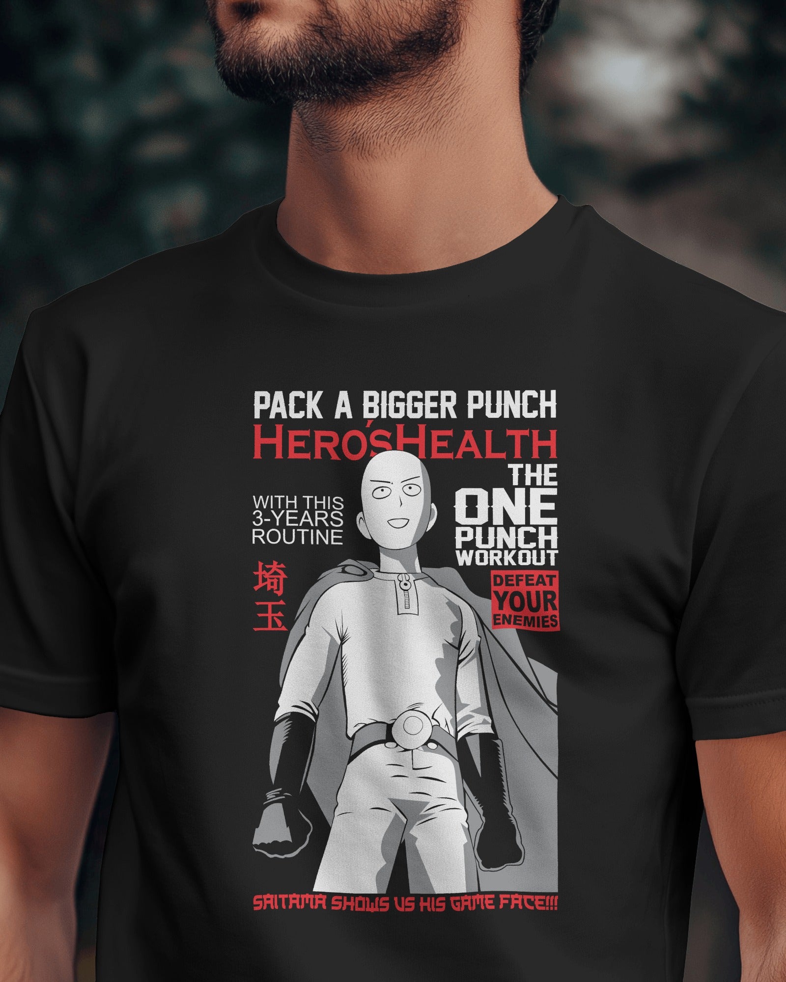 One punch Man T-shirt (design 3)