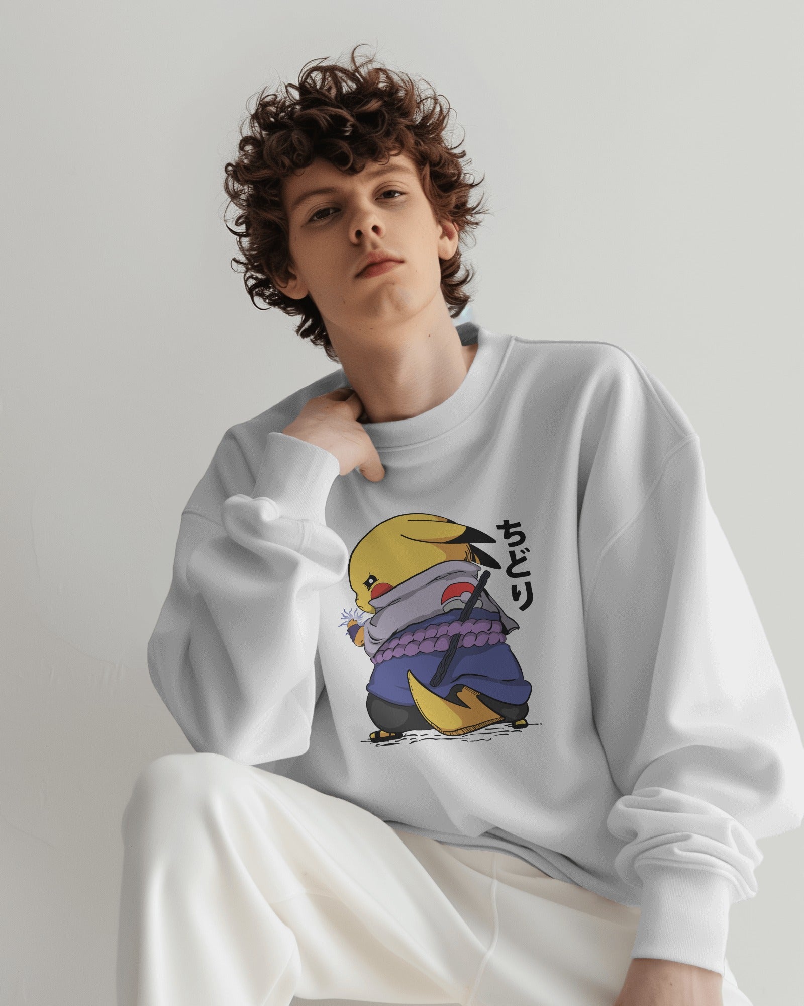 Pokemon x Naruto Pikachu Sweatshirt