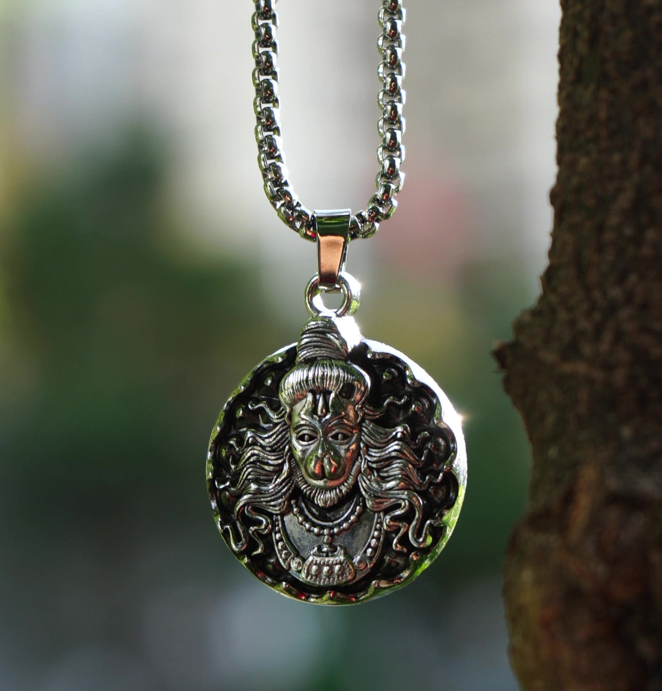 Silver Hanuman Necklace – DVYA Store